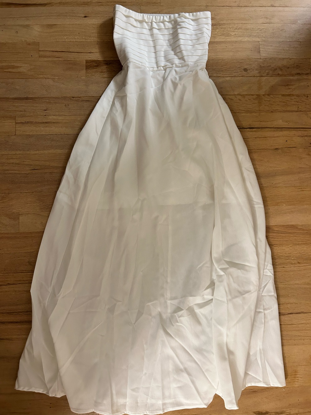 SHEIN White Strapless Dress